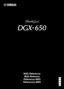 Yamaha DGX-650 Midi Reference